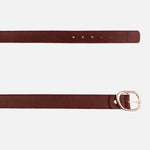 Correa eben de cuero para mujer - Vino