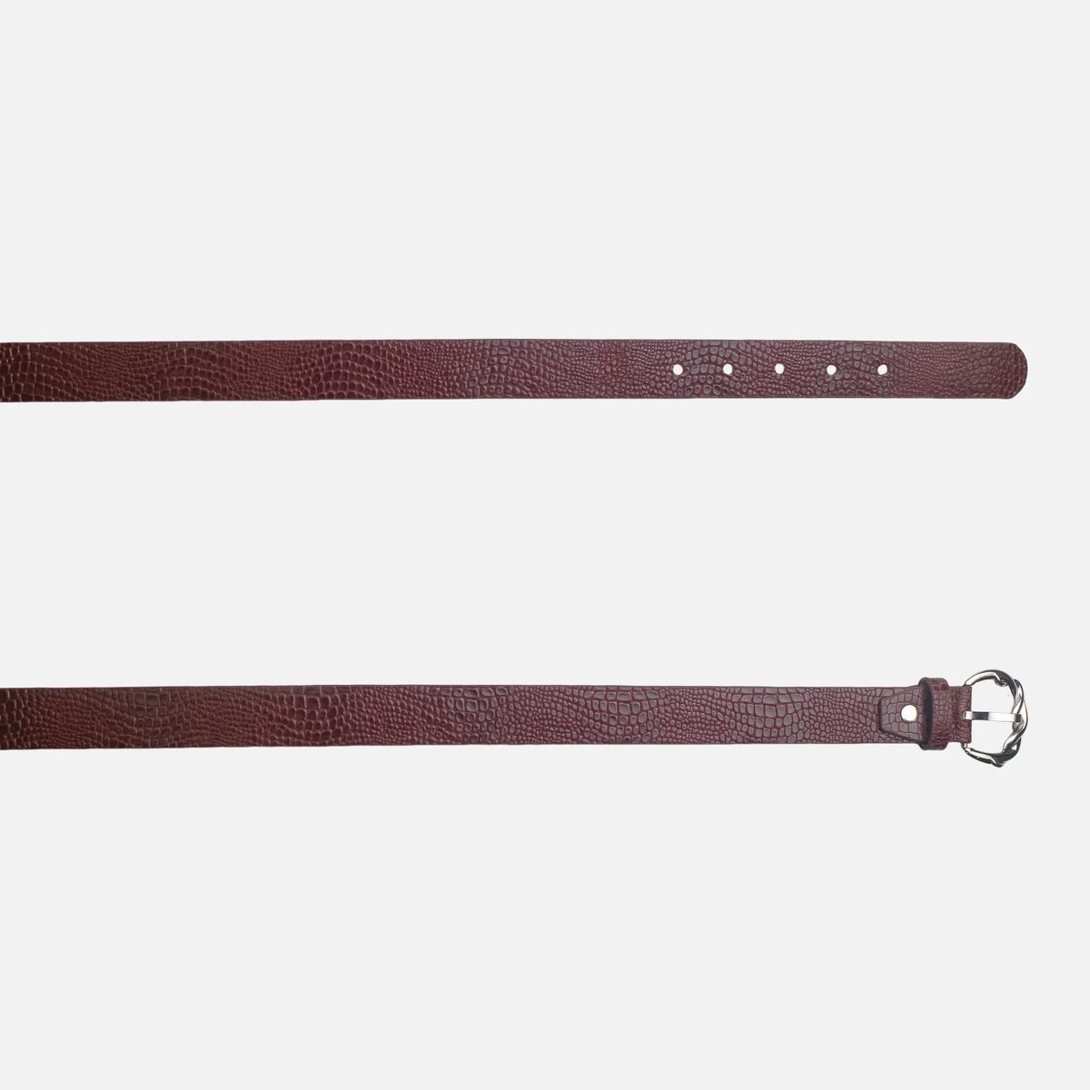 Correa alira de cuero para mujer - Rojo