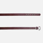Correa alira de cuero para mujer - Rojo