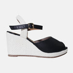 Sandalia plataforma soline de sintético para mujer - Negro