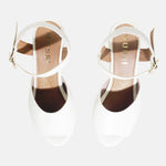 Sandalia plataforma soline de sintético para mujer - Hueso