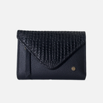 Billetera alani de cuero para mujer - Negro