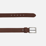 Correa arturo de cuero para hombre - Miel