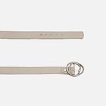 Correa mafalda de cuero para mujer - Hueso