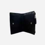 Billetera odalys de cuero para mujer - Negro