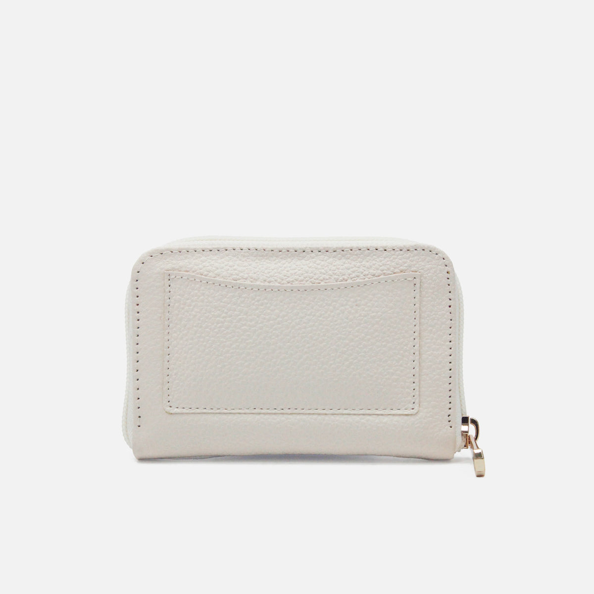 Billetera rosalba  de cuero para mujer - Hueso