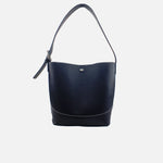 Cartera elemental de cuero para mujer - Negro