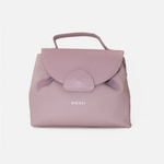 Bolso manos libres milan de cuero para mujer - Rosado