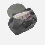 Bolso manos libres milan de cuero para mujer - Verde