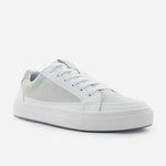 Tenis Sneakers arlon de cuero para hombre - Blanco