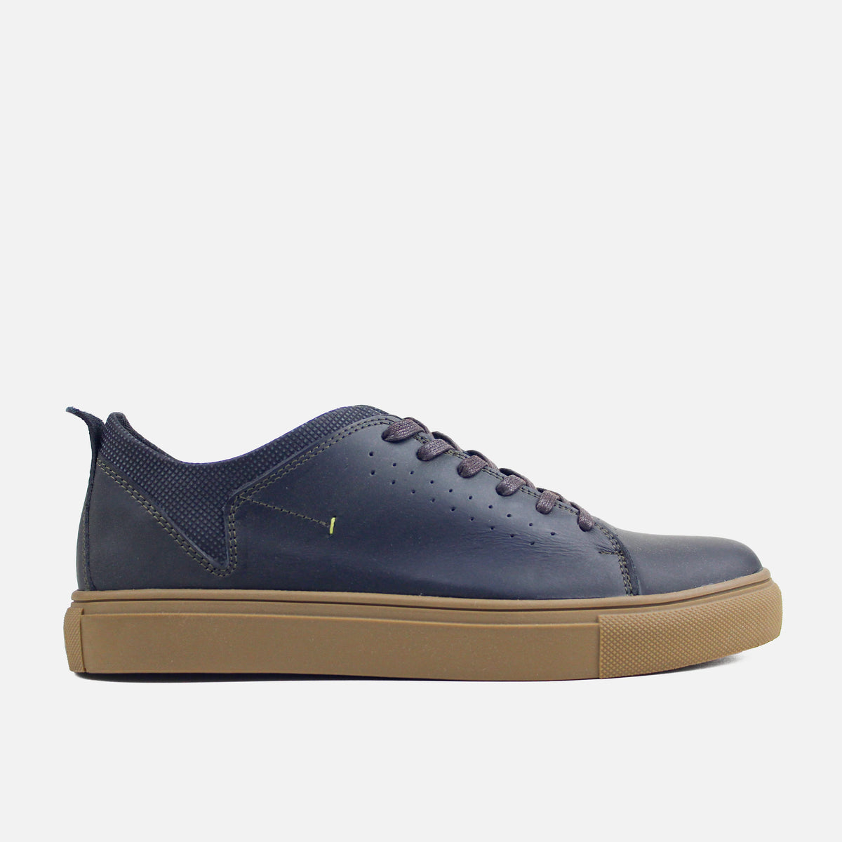 Tenis raul de cuero para hombre - Verde