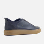 Tenis raul de cuero para hombre - Verde