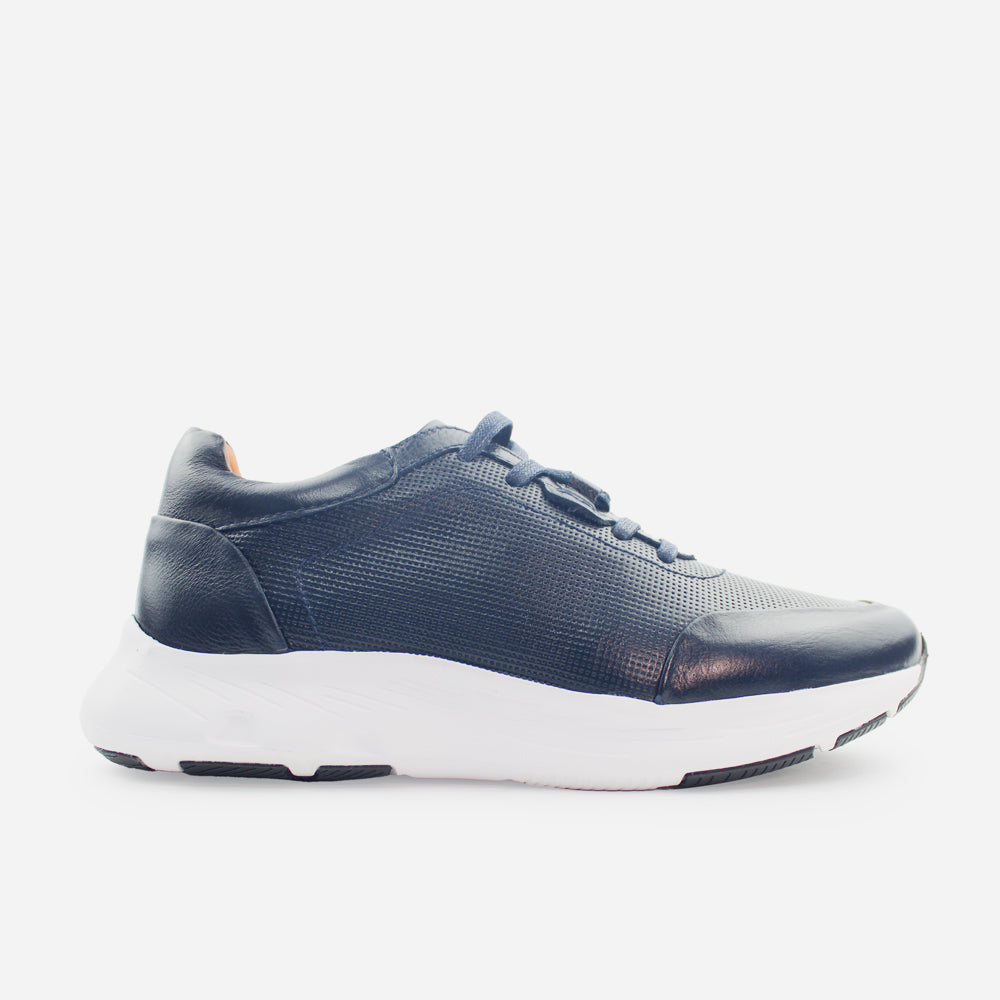 Tenis con plataforma marcol de sintético para hombre - Azul