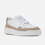 Tenis esteban de cuero para hombre - Blanco