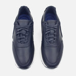 Tenis merlin de cuero para hombre - Negro