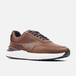 Tenis merlin de cuero para hombre - Miel