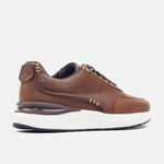 Tenis merlin de cuero para hombre - Miel