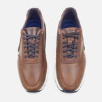 Tenis merlin de cuero para hombre - Miel