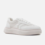 Tenis gala de sintético para mujer - Beige