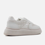 Tenis gala de sintético para mujer - Beige