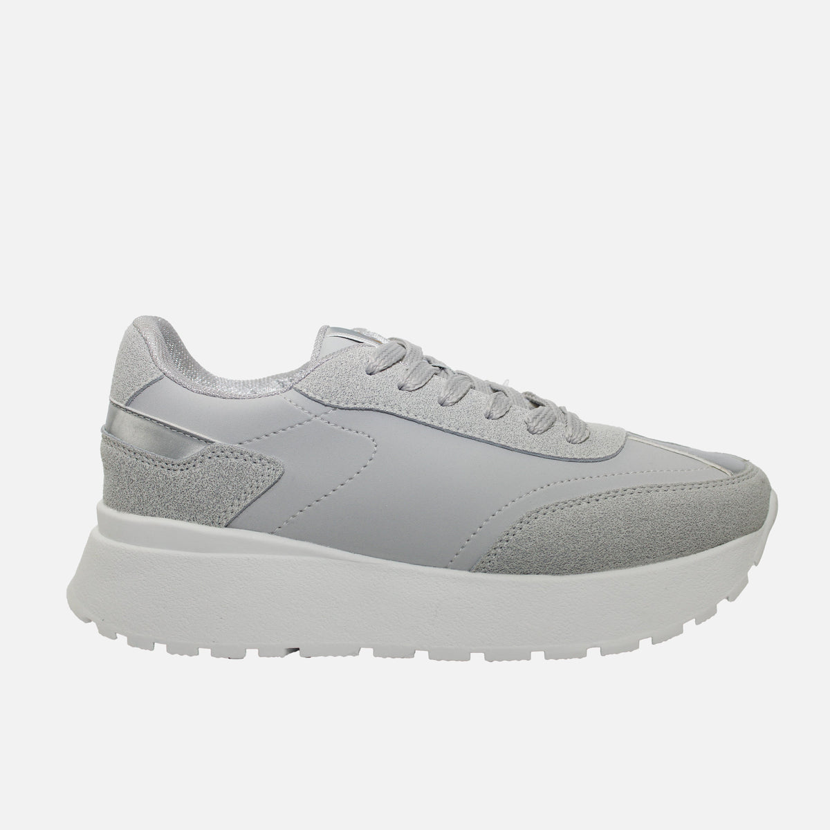 Tenis iris de sintético para mujer - Gris