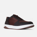 Tenis verstta de sintético para hombre - Café