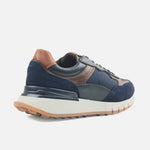 Tenis dante de cuero para hombre - Azul