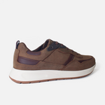 Tenis elio de cuero para hombre - Verde