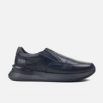 Tenis deisy de cuero para hombre - Negro