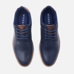 Tenis apolo de cuero para hombre - Azul