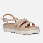 Sandalia chunky elina de sintético para mujer - Beige