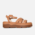 Sandalia chunky elina de sintético para mujer - Miel