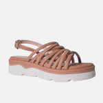 Sandalia chunky vinea de sintético para mujer - Taupe