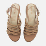 Sandalia chunky vinea de sintético para mujer - Taupe