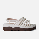 Sandalia chunky vinea de sintético para mujer - Hueso