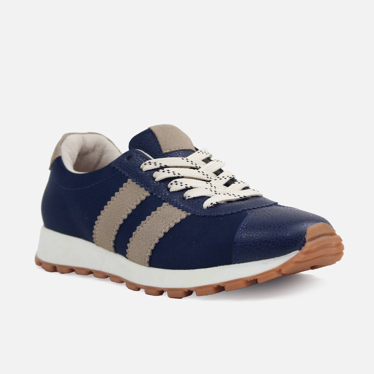 Tenis salina de cuero para mujer - Azul