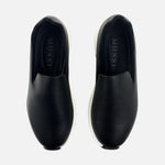 Tenis naira de cuero para mujer - Negro