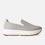 Tenis naira de cuero para mujer - Gris