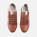 Tenis nayla de cuero para mujer - Miel