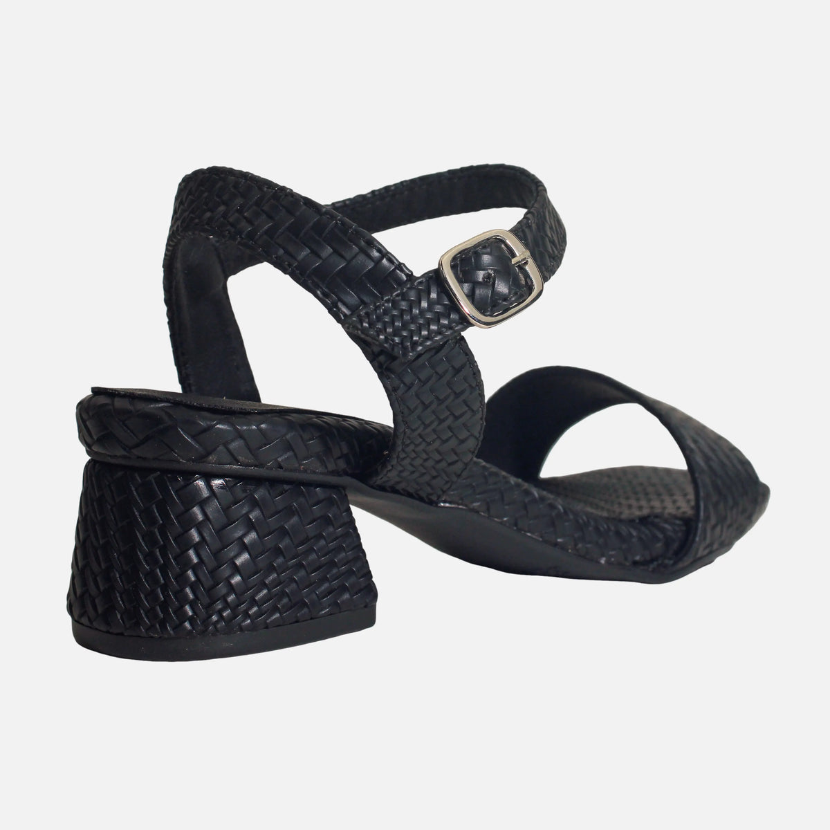 Sandalia tacon lilia de sintético para mujer - Negro