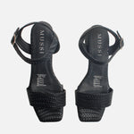 Sandalia tacon lilia de sintético para mujer - Negro