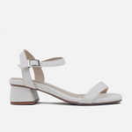 Sandalia tacon lilia de sintético para mujer - Blanco