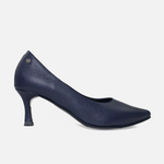 Tacones inara de cuero para mujer - Azul