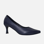 Tacones inara de cuero para mujer - Azul