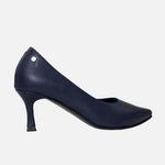 Tacones inara de cuero para mujer - Azul