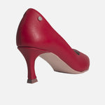 Tacones inara de cuero para mujer - Rojo