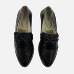 Mocasin plano keyla de sintético para mujer - Negro