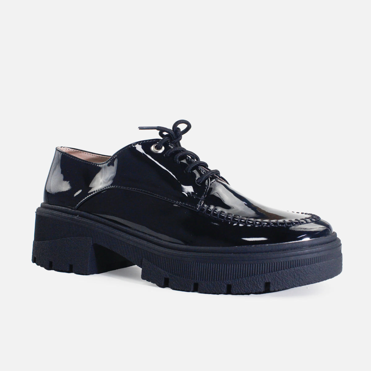Oxford tractorado lior de sintético para mujer - Negro
