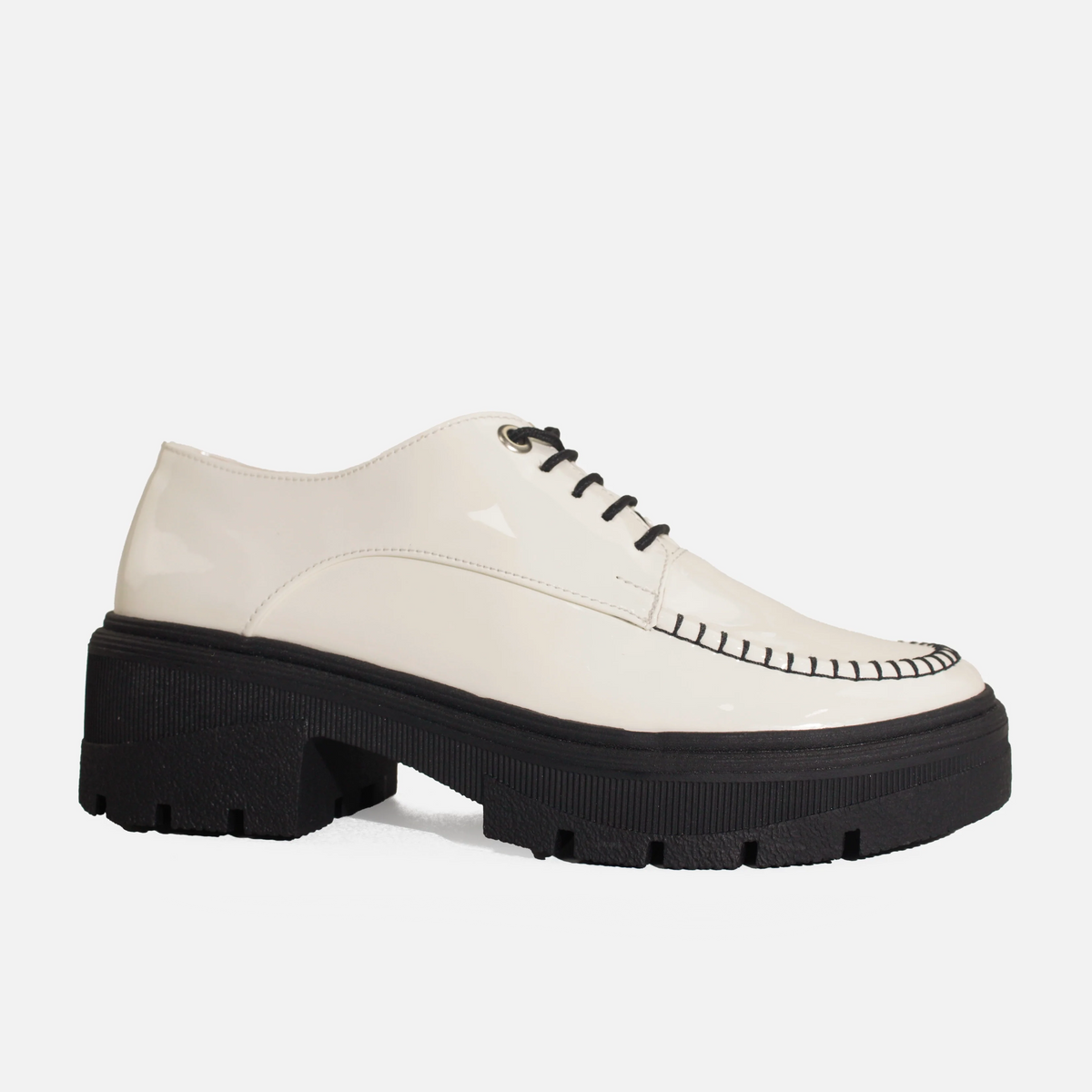 Oxford tractorado lior de sintético para mujer - Beige