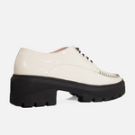 Oxford tractorado lior de sintético para mujer - Beige